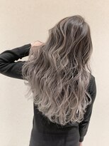 リード バイ ラグーン(LEAD by LAGOON)&nbsp;バレイヤージュグレージュハイライトダブルカラーケアブリーチ