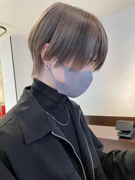 アース コアフュールボーテ 富山婦中店(EARTH coiffure beaute) ミルクティーベージュブラウンカラーローライトダブルカラー
