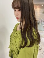 グロー 大宮(GLROW)&nbsp;フルバング　チョコレートブラウン　前髪　韓国 haruhi【大宮】