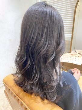 ヘアサロン ドットプラス 町田店(dot. plus) 【市井友佳子】暗髪でも透け感を!