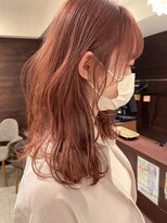 ジャム(Jam)&nbsp;お洒落セミロング×秋色オレンジカラーで可愛く★中村大輔