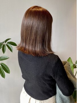 ヘアサロン セロ(Hair Salon SERO) 【セロ姫路】艶髪こっくりブラウン/外ハネボブ