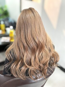 エレクシィ(ELEXY) ライトベージュ　Aラインロング