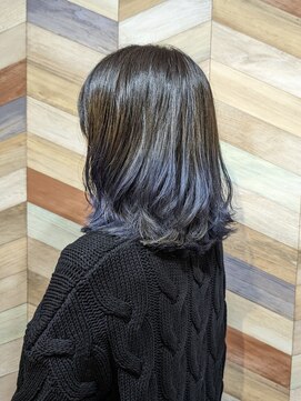 ヘアートゥリース(hair trees) グラデーション☆ブルー