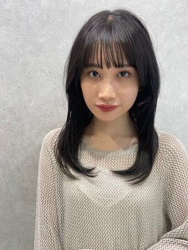 エジョン 三鷹店(Aejon) #バレイヤージュ#グレージュカラー#ボブウルフ#ココアベージュ