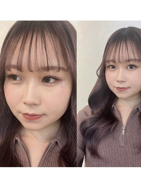 韓国メイク アイドルメイク つけまつ毛 ヘアメイク ピンクメイク