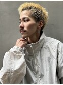 【aRietta大森】金髪ショート/ハイトーン/メンズカット/ブロンド
