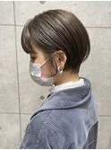【中西里美】丸みショート