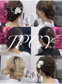 シニヨンヘアメ6スタイル