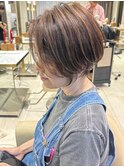 ひし形ショート/前下がりショート/絶壁解消40代/50代【橋本】