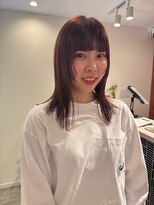 サンデイズド(SUNDAZED)&nbsp;顔周りレイヤー/ブラウンレッド