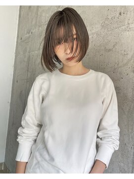 クラフト 福津(CRAFT) 重たく見えない切りっぱなしボブ　/　フェイスレイヤー