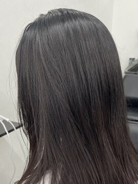 レイディバードカラー 籠原店 根元の白髪染め(リタッチ)