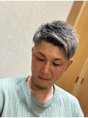 メンズショート ホワイトメッシュ