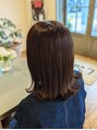 ルートヴィッヒ(Ludwig) 【cut×color】ミディアムボブ、ワンカールで仕上がります♪
