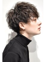リップスヘアー 千葉(LIPPS hair)&nbsp;【横顔キマるモテヘア】工口パーマネープレスマッシュショート