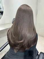 オニキス(ONYX)&nbsp;05韓国ヘアーレイヤーカットオリーブグレージュブリーチ無し