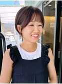 ハイライトショート　京都ショート　京都美容室　進詩織