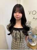 【votan坂本早苗】レイヤーカット/韓国風/ブルーブラック/前髪