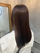 エン(en.) ♪ケアカラーで艶美髪！ワインレッドカラー