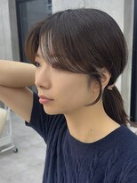 ビューブルー 亀戸錦糸町(VIEW BLUE)&nbsp;◎美髪カールシアーカラーダークブラウンロングセミディ