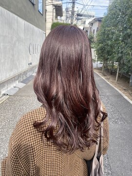 ガーランド (Garland) ワインレッド　暖色カラー　艶髪　艶カラー