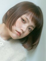 エミュ 表参道 青山(emu)&nbsp;【emu 井上信洋】顔まわりで遊ぶぷつっとミニボブ【エミュ】