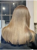 フェミニンロング 髪質改善 ストレート 縮毛矯正