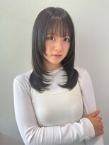 オーバルヘアー(OVAL hair)&nbsp;ミディアムレイヤー/顔まわりカット