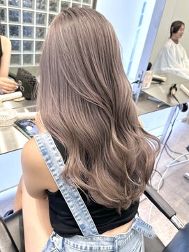 サンクプロジェクト(cinq PROJECT) 原宿韓国顔まわりミルクティーベージュミルクティーグレージュ