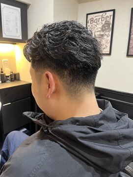 プラウド(PROUD) 七三/ローフェードメンズカット/ショート/barber/理容室/美容室