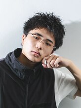 ブラック(BLACK)&nbsp;メンズショート/ダウンバングショート/スパイキーショート