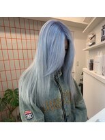 ペレ 原宿(PELE)&nbsp;ダブルカラー/ケアブリーチ/羽エクステ/原宿