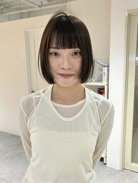 パトゥ 京都四条烏丸(patou) ミニボブ×顔まわりカット◎