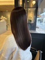 ベアーフルート 新潟店(BearFruit)&nbsp;髪質改善カラー/チョコレートブラウン/ロング/髪質改善