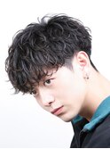 波巻きスパイラルショートマッシュ