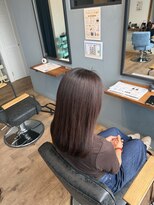 レアレア ヘアアンドライフ(LeaLea)&nbsp;ワンホンレイヤー/ミルクティーブロンド/ダークブルー/伊丹