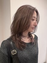 アーカイブ(archive)&nbsp;ダブルカラーのレイヤーカット/ミルクティー　archive垂水