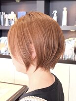 ジャパン ホンテン(JAPAN HONTEN)&nbsp;丸みショートボブ×ベージュ