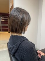シア 北千住店(SHEER)&nbsp;【首スッキリ◎】ぱつっとボブとオージュアの魅力/SHEER北千住店