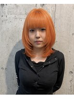 ラニヘアサロン(lani hair salon)&nbsp;オレンジ/ブリーチ/暖色カラー