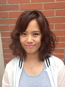 フェリシータ 緑地公園店(felicita) シースルーバング☆ノームコアナチュラルボブディ