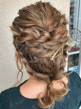 リベロ(RIVERO) ☆編みおろし風☆短めでも可愛く