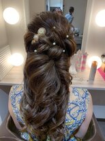 着付けヘアセット専門店 ウィズ(With) ねじりハーフアップスタイル★