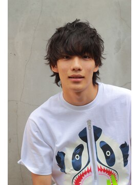 ブークル(boucle) 無造作パーマウルフ