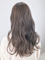 アルバム 銀座(ALBUM GINZA)&nbsp;グレージュロング_毛先パーマことりベージュ_ba258542