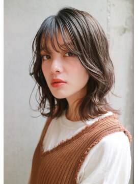 ダヴィン 中目黒(DaVin) 【DaVin中目黒】外ハネ毛先パーマ　ことりベージュ