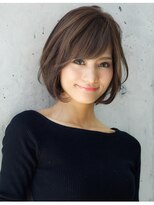 アフロート ギンザ(AFLOAT GINZA)&nbsp;【小鳥居】シルキーベージュ大人可愛いボブショート前下がりボブ