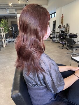 ナンバー(number+) 20代30代40代ローズピンク艶感ロング透明感ナチュラル