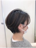 大人横顔美人マッシュショート・30代40代50代・江渡裕司ミセス